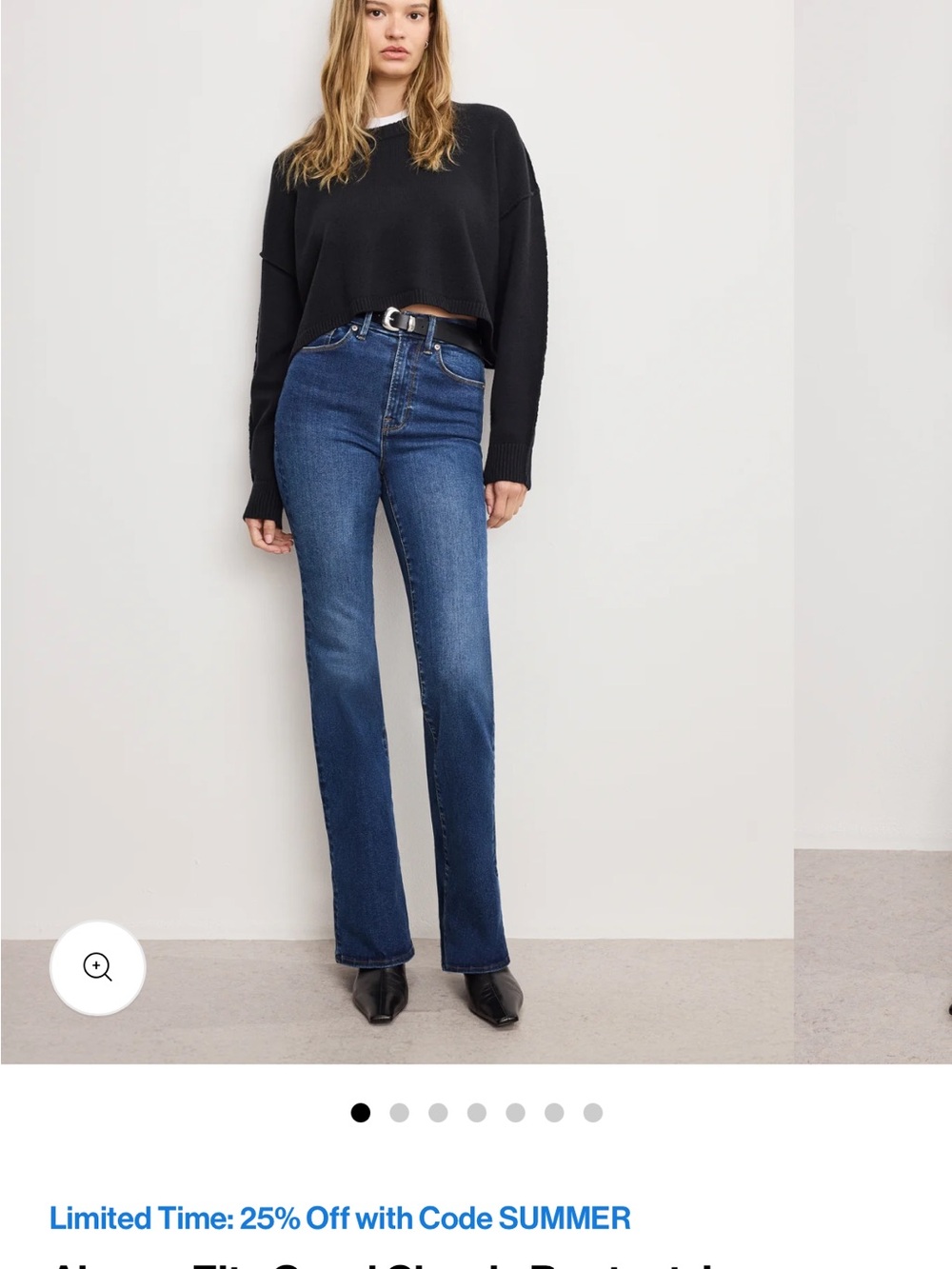 Good American Always Fits Good Classic Bootcut Jeans